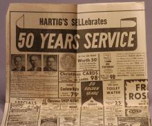 50 years of service newspaper