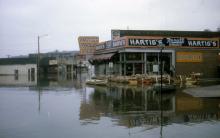 1st & Locust street - Flood of 1965