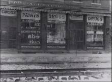Image of the first Hartig Drug store